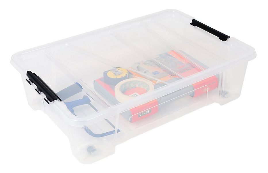 ONDIS24 Aufbewahrungsbox Unterbettbox Jolly Rollbox mit Deckel 25/35L Spiel günstig online kaufen