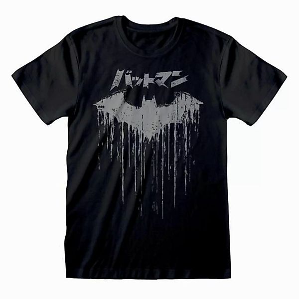 Batman T-Shirt Distressed Japanese Logo günstig online kaufen