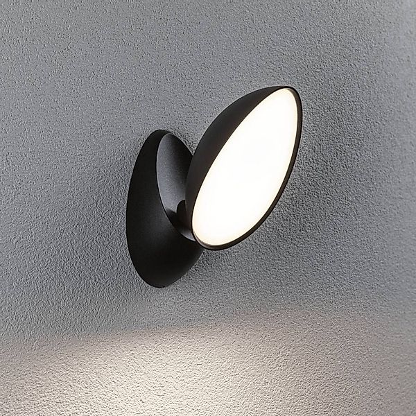Paulmann LED-Außenwandlampe Batona, anthrazit 27 cm Alu IP44 günstig online kaufen
