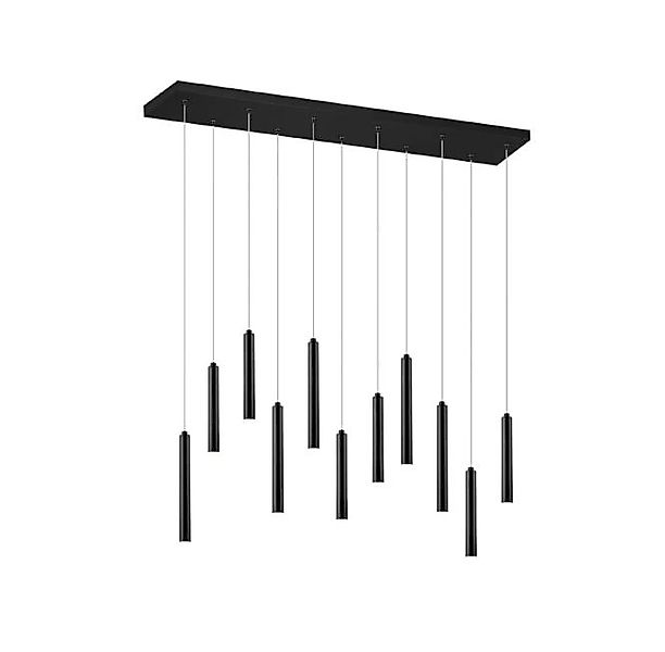 LED-Pendelleuchte 11x2,8W Matt 1 Stück Metall Schwarz günstig online kaufen