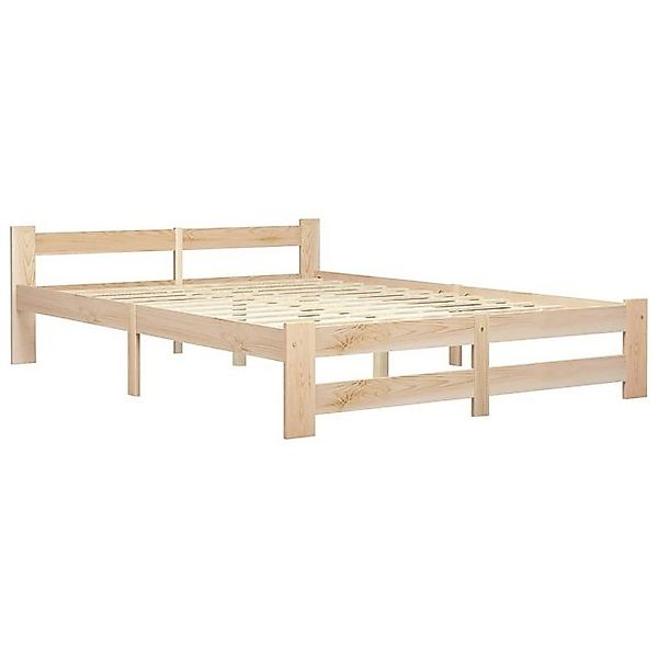 vidaXL Bett Massivholzbett Kiefer 160x200 cm günstig online kaufen