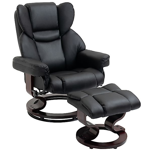 HOMCOM Polsterstuhl Relaxsessel mit Hocker, mit günstig online kaufen