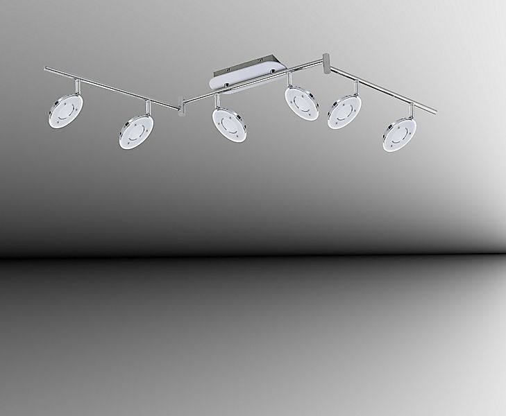 TRANGO LED Deckenstrahler, 6-flammig 2002-068 LED Wohnzimmer Lampe OLI in C günstig online kaufen