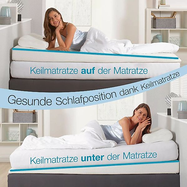 Bestschlaf Keilmatratze »Gelschaum«, 100x200 cm günstig online kaufen