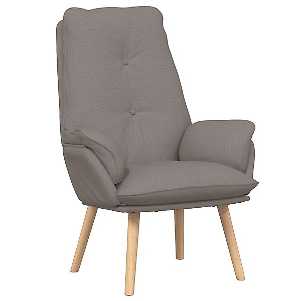 vidaXL Sessel Entspannungsstuhl Taupe Stoff (1-St) günstig online kaufen