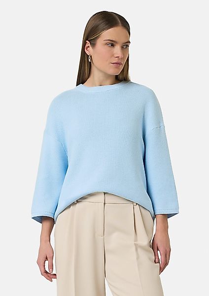 comma casual identity 3/4 Arm-Pullover Relaxed-Fit-Pullover günstig online kaufen