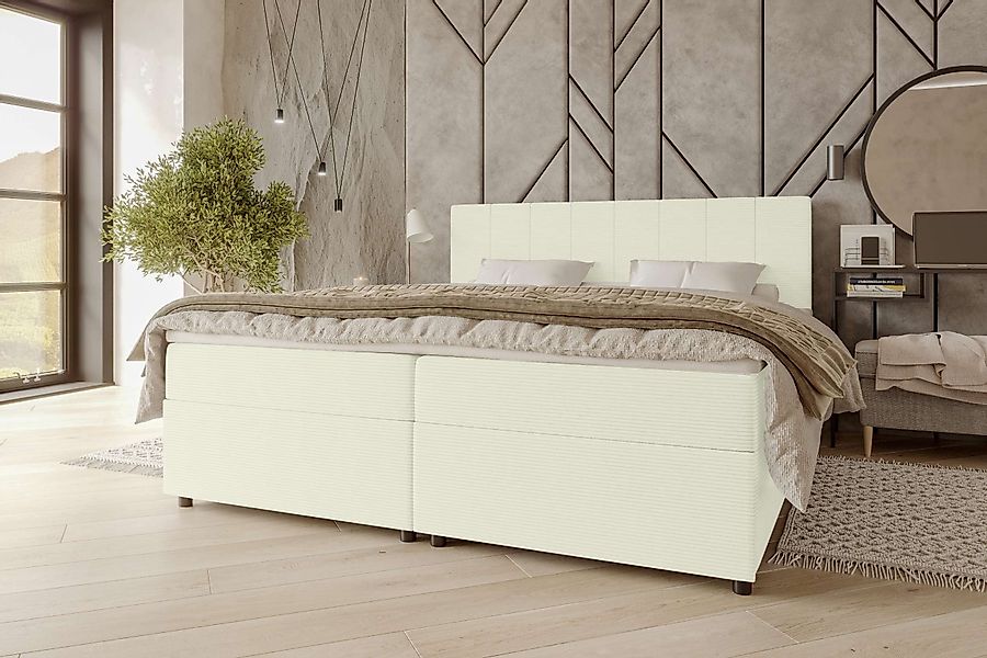 99rooms Boxspringbett Kira (Schlafzimmerbett, Bett), 140/160/180x200 günstig online kaufen