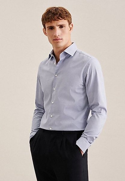 seidensticker Businesshemd "Slim", Slim Langarm Kentkragen Hahnentritt günstig online kaufen