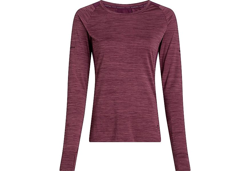 Energetics Langarmshirt Da.-Langarmshirt Evii L/S W MELANGE/RED WINE/RED günstig online kaufen