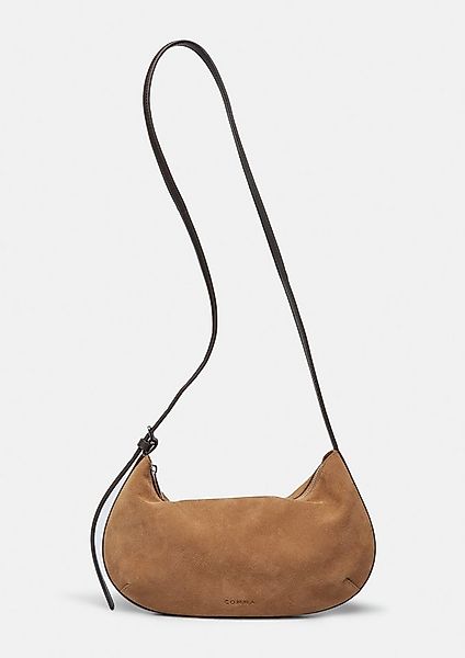 comma Umhängetasche Tasche, Hobo-Bag aus weichem Veloursleder günstig online kaufen
