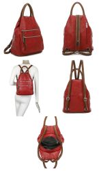 ITALYSHOP24 Rucksack Damen Freizeitrucksack Tasche Umhängetasche, günstig online kaufen