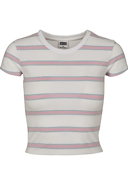 URBAN CLASSICS T-Shirt Urban Classics Damen Ladies Stripe Cropped Tee (1-tl günstig online kaufen
