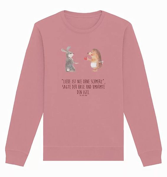 Mr. & Mrs. Panda Longpullover Größe XXL Hase Igel - Canyon Pink - Geschenk, günstig online kaufen