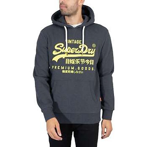 Superdry  Sweatshirt Hoodie mit neonfarbener Vintage-Logo-Grafik günstig online kaufen