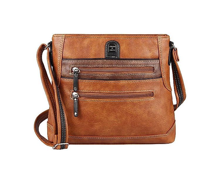 ITALYSHOP24 Schultertasche Damen Tasche Umhängetasche CrossBody Schultertas günstig online kaufen