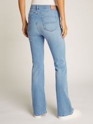 Tommy Jeans Slim-fit-Jeans "Sylvia High Rise Flare" mit Logo-Badge günstig online kaufen