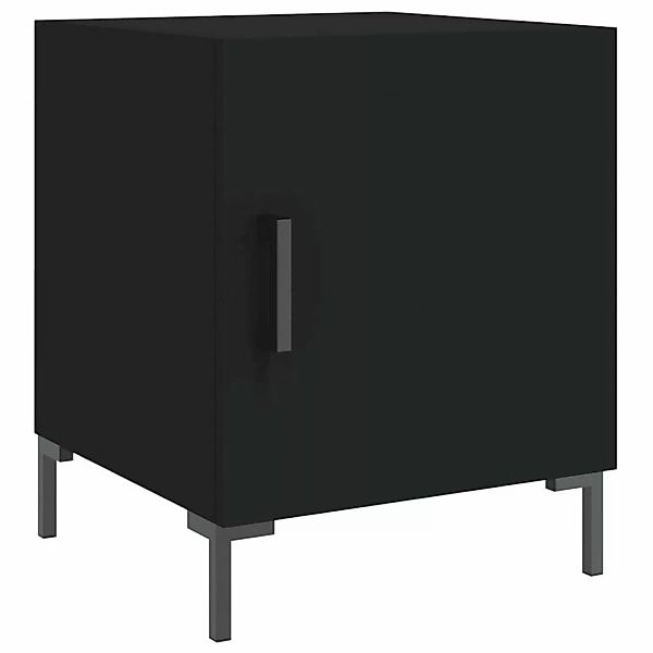 vidaXL Nachttisch Schwarz 40x40x50 cm Holzwerkstoff Modell 4 günstig online kaufen