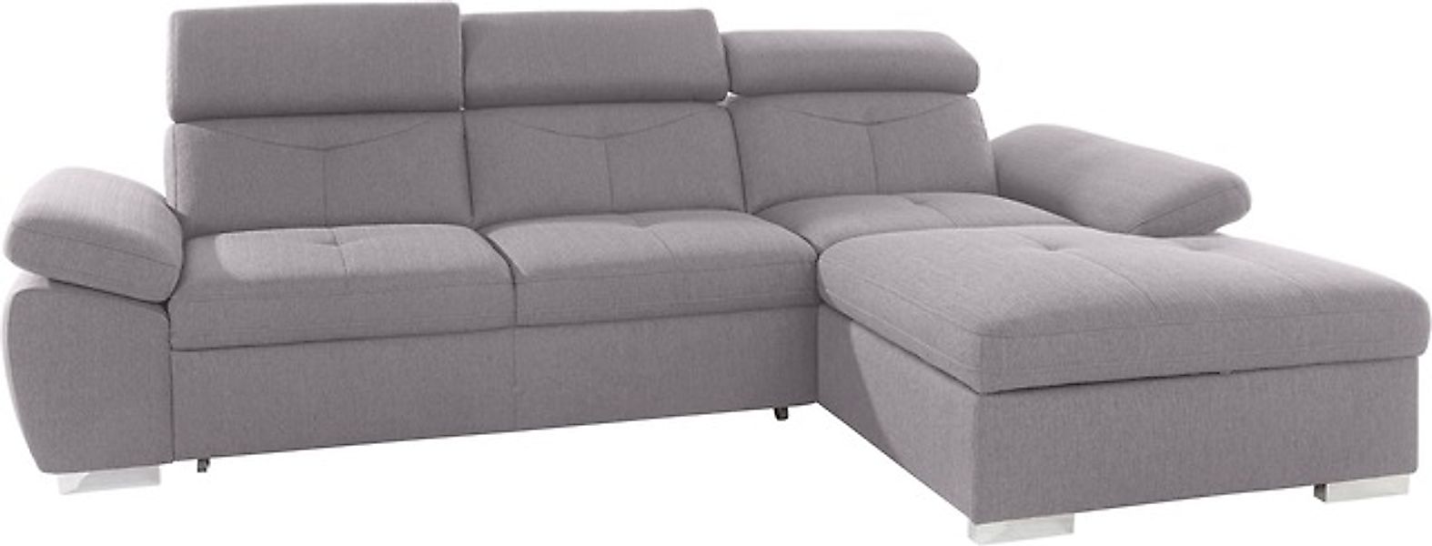 exxpo - sofa fashion Ecksofa »Spring, super bequem, mit Armteil- und Kopfte günstig online kaufen