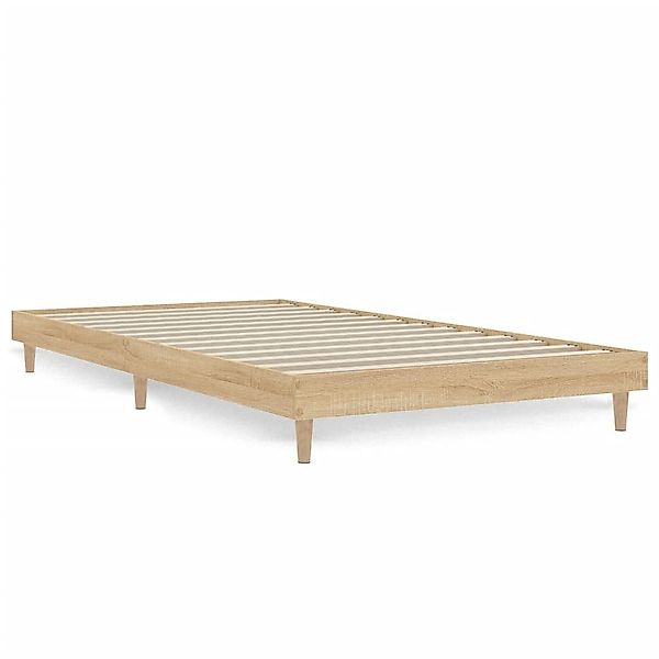 furnicato Bettgestell ohne Matratze Sonoma-Eiche 100x200 günstig online kaufen