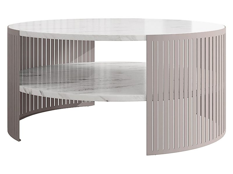 MIRJAN24 Couchtisch Fikoli Cashmere, 75x75x40 cm, Gestell aus Stahl günstig online kaufen