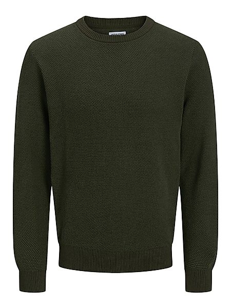 Jack & Jones Herren Rundhals Strickpullover JJEGLOBE KNIT CREW NECK - Regul günstig online kaufen