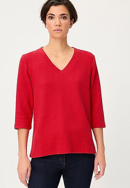 Olsen T-Shirt Shirt mit strukturierter Jacquard-Optik günstig online kaufen