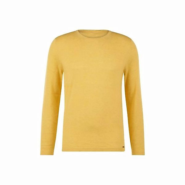 OLYMP V-Ausschnitt-Pullover gelb regular fit (1-tlg) günstig online kaufen