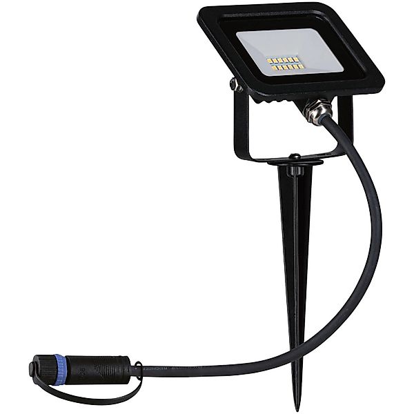 Paulmann Outdoor P&S Flood Spot Schwarz 6,8 W IP65 3000K günstig online kaufen