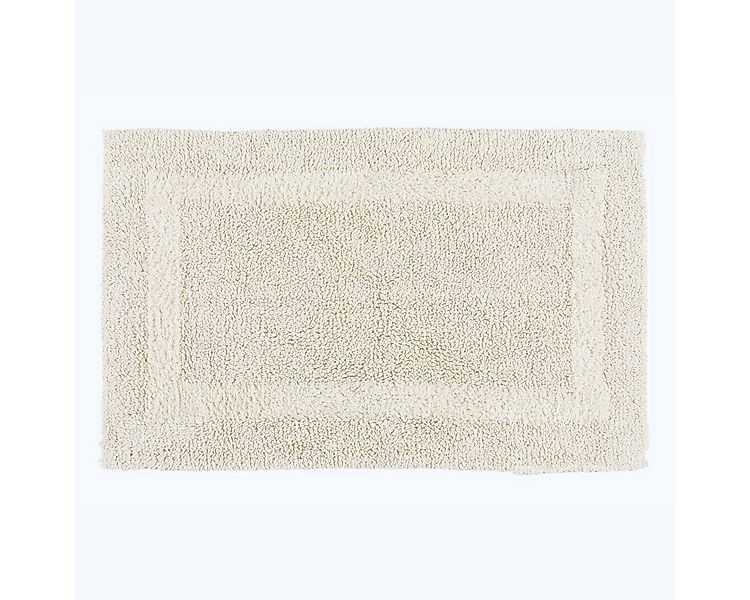 Homescapes Badematte Badematte creme 50x80 cm aus 100% Baumwolle, Höhe 20 m günstig online kaufen