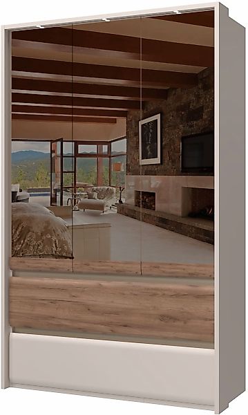 OTTO home Kleiderschrank "Invictus, UV lackiert, FSC-zertifiziert, grifflos günstig online kaufen