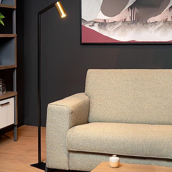 Stehleuchte Sybil in Schwarz GU10 günstig online kaufen