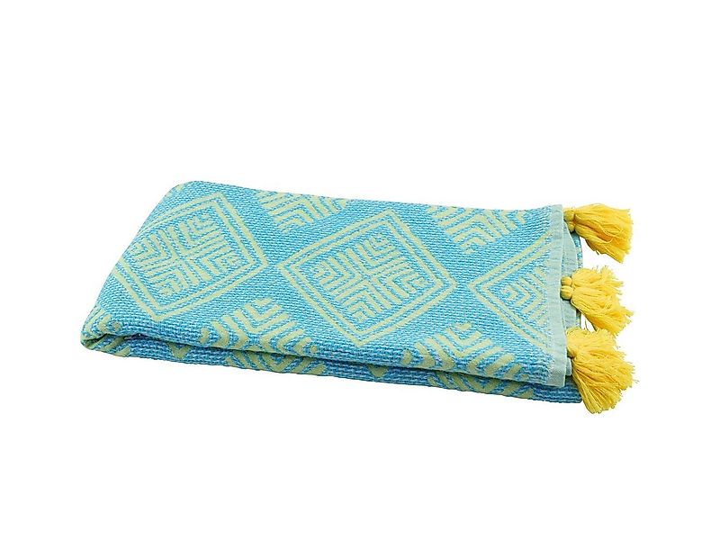 my Hamam Hamamtücher Strandtuch mit Quasten und Allover-Muster 90x150 cm, B günstig online kaufen