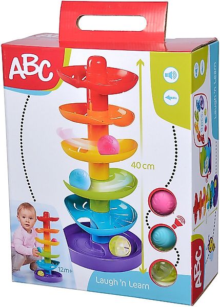 ABC-Dickie-Simba Lernspielzeug Kleinkindwelt Regenbogen Kugelturm 104010053 günstig online kaufen