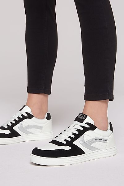 SOCCX Sneaker, mit Zehenkappe aus Veloursleder günstig online kaufen