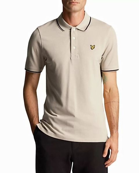 Lyle & Scott Poloshirt, Pique Baumwolle, Mit Kontrastdetails günstig online kaufen