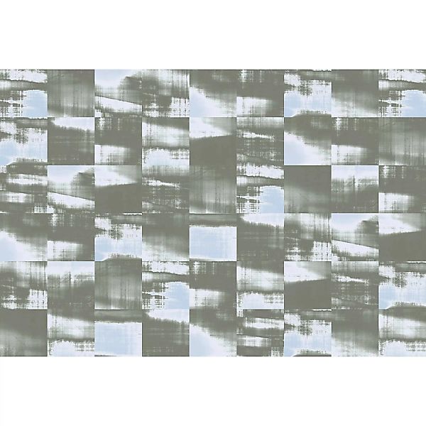 Fototapete Kacheloptik Abstrakt Grau Blau 4,00 m x 2,70 m FSC® günstig online kaufen