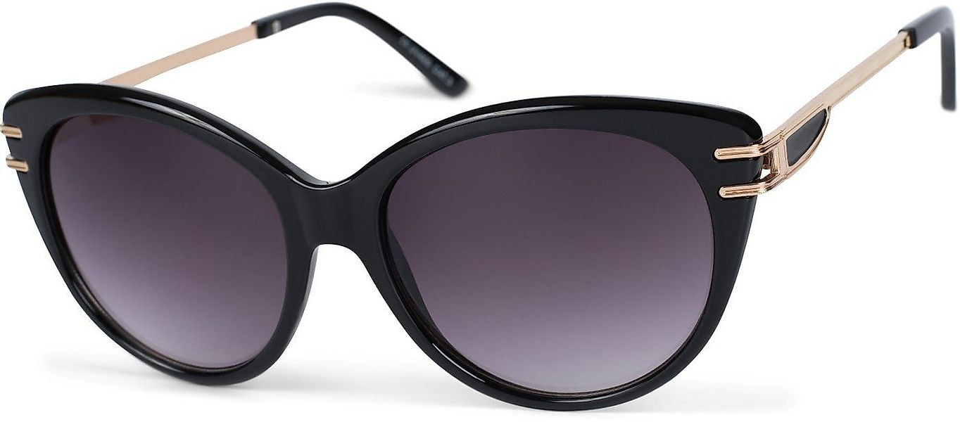 styleBREAKER Sonnenbrille Cat-Eye Sonnenbrille Schmetterling Oversize & Met günstig online kaufen