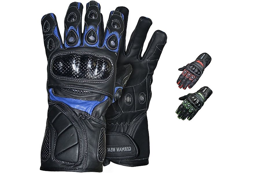 German Wear Motorradhandschuhe GW402G Motorradhandschuhe Lederhandschuhe günstig online kaufen