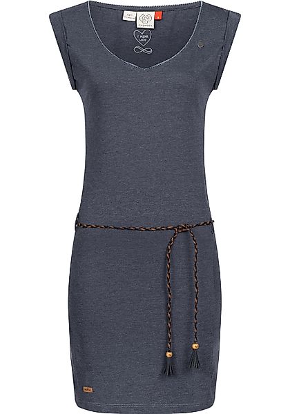 Ragwear Jerseykleid "Slavka", stylisches Shirtkleid mit geflochtenem Taille günstig online kaufen