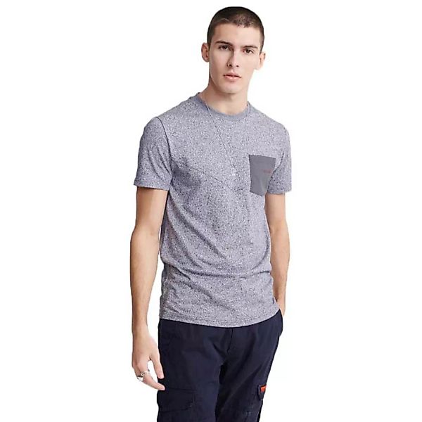 Superdry Urban Tech Nylon Pocket Kurzarm T-shirt L Digital Grey Grit günstig online kaufen