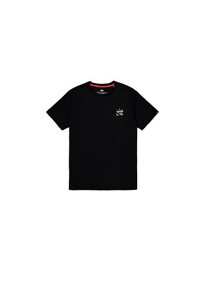 Alpha Industries T-Shirt Camo Logo Puff Print Backprint T-Shirt günstig online kaufen