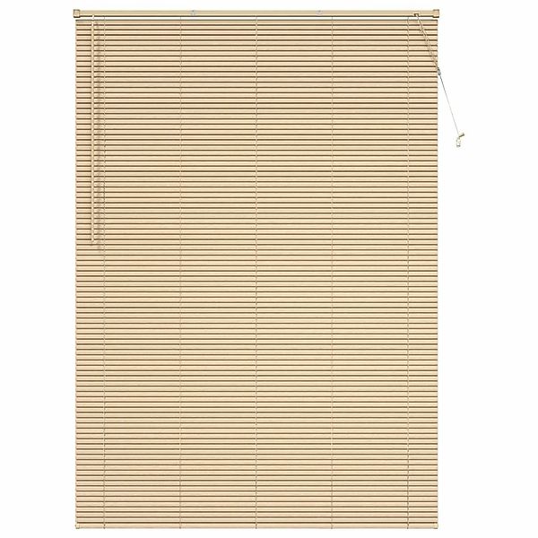 vidaXL Venetianer Jalousie Hellbraun mit Muster 213 x 140 cm PVC 42003781 günstig online kaufen