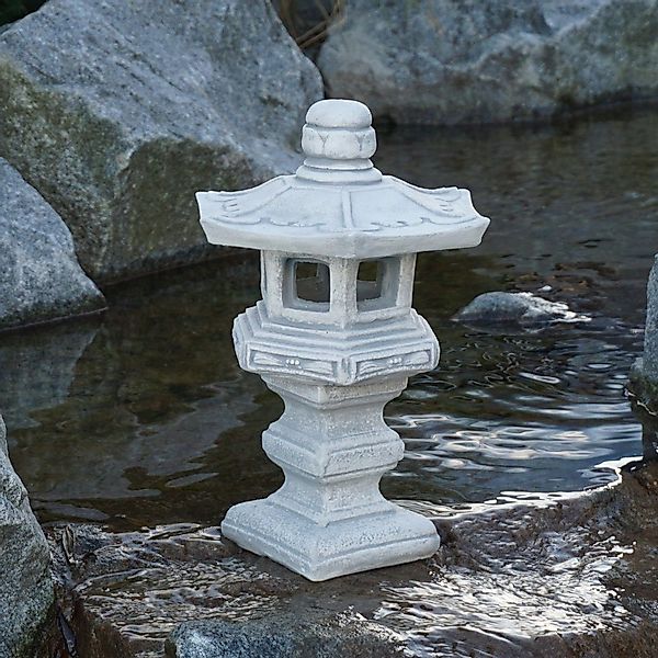 gartendekoparadies.de Gartenfigur Japanische Tachi-Gata Steinlaterne, H. günstig online kaufen