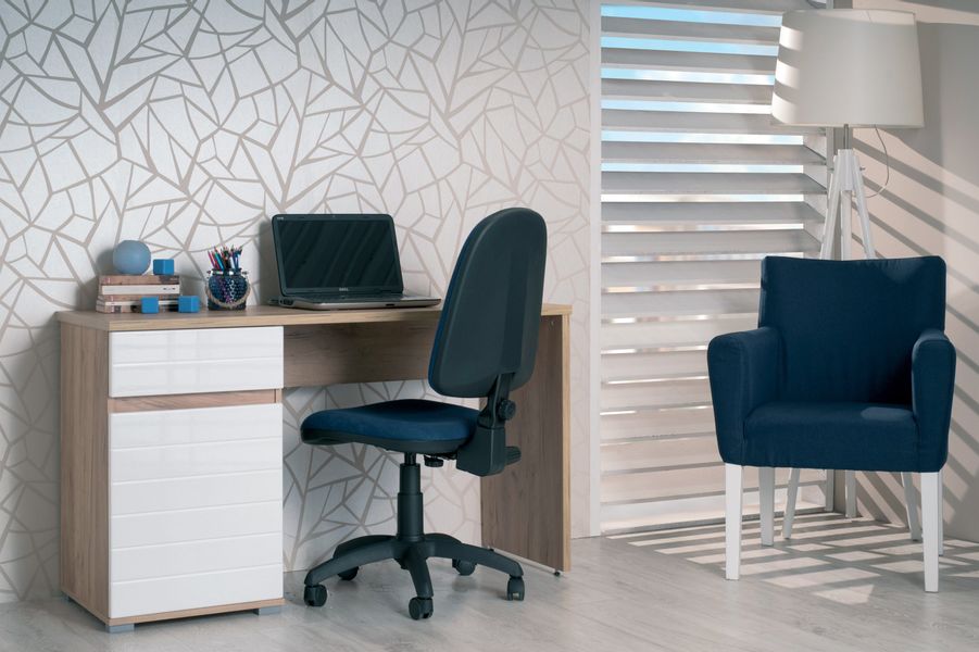 INOSIGN Schreibtisch "Elan" Breite 130 cm, Front in Rillenoptik, grifflos, günstig online kaufen