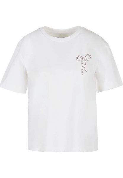 Miss Tee T-Shirt "Miss Tee Bow Oneliner Tee" 1 Stk. günstig online kaufen