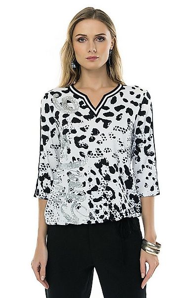 Passioni Print-Shirt mit Animalprint günstig online kaufen