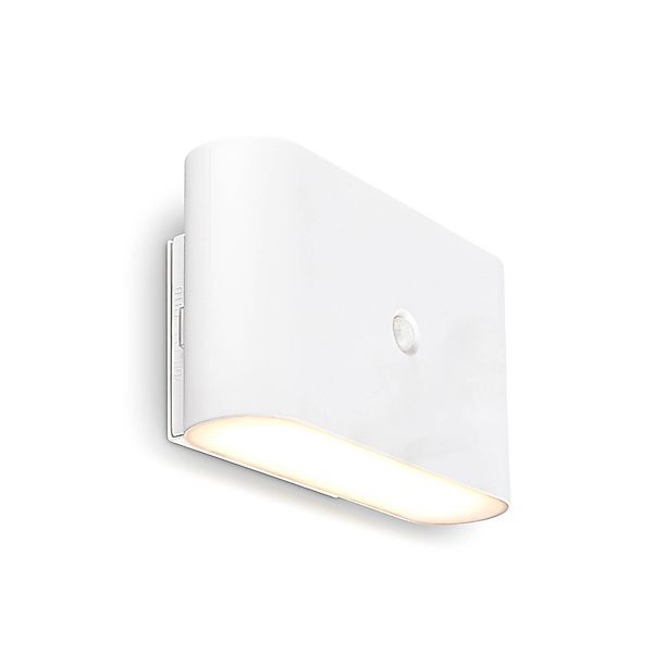 LED-Akku-Wandlampe Chat, weiß, 16 cm, Kunststoff, Sensor günstig online kaufen