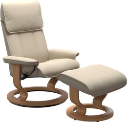 Stressless Fußhocker "Admiral" mit Classic Base, Gestell Eiche günstig online kaufen