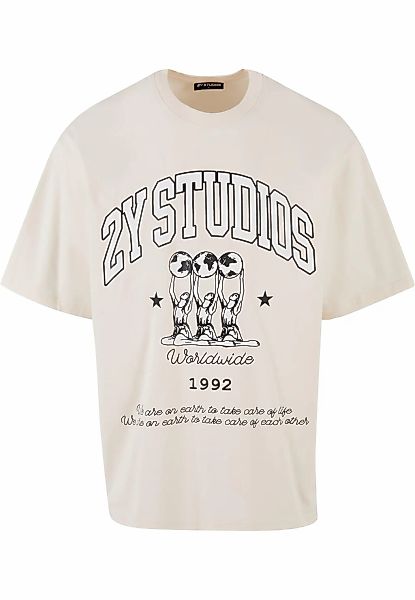 2Y Studios T-Shirt "2Y Studios Herren 2Y Globus Oversize Tee" 1 Stk. tlg. günstig online kaufen