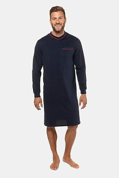JP1880 Schlafanzug Nachthemd Homewear uni Langarm günstig online kaufen